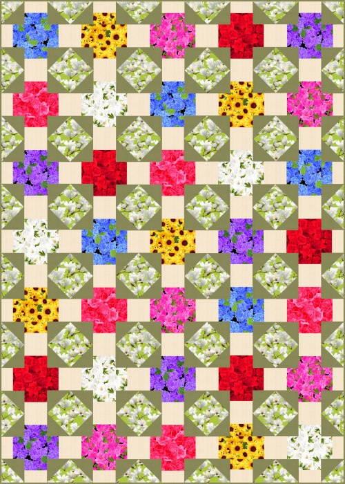 Garden Stroll Downloadable Quilt Pattern